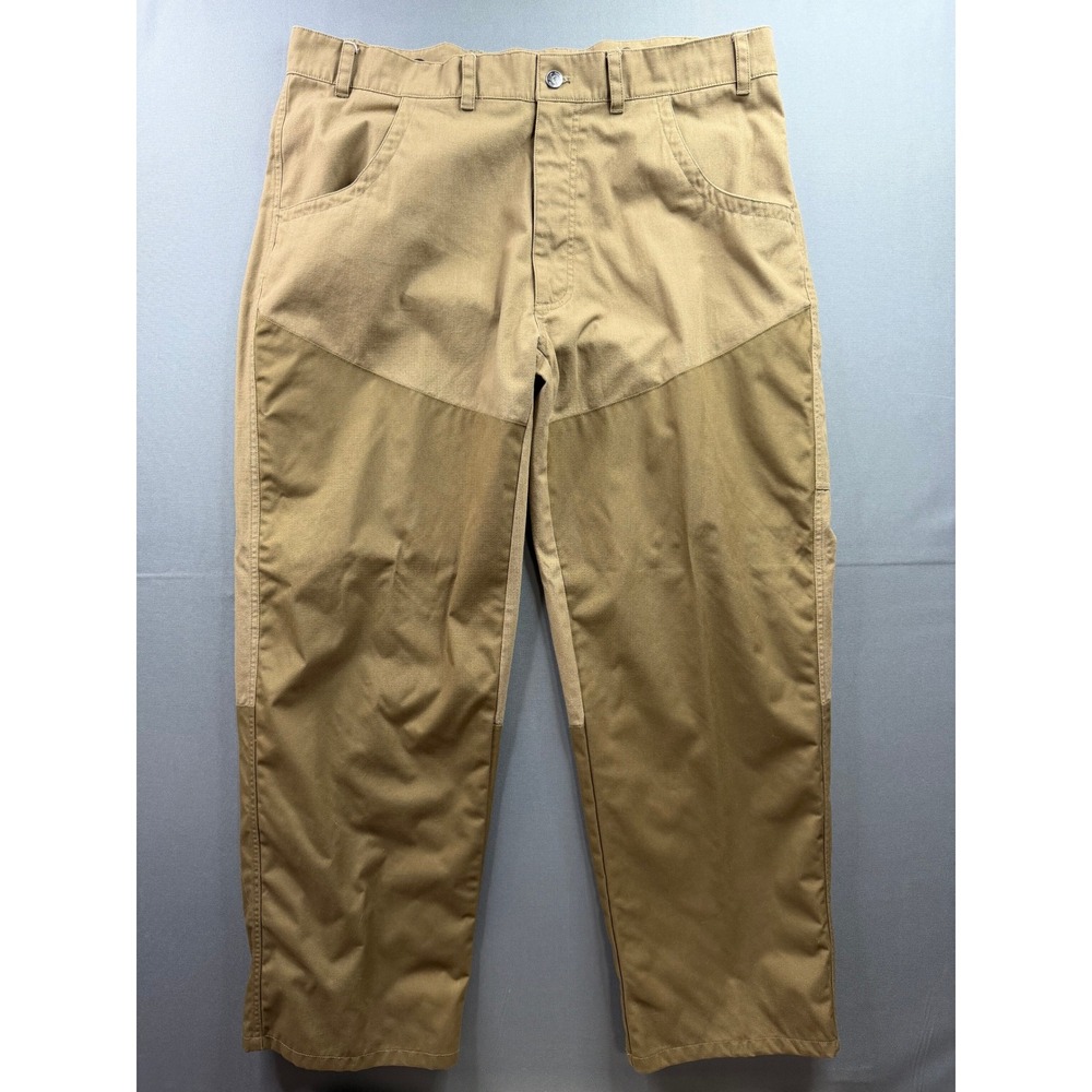 Guide Series Brush Pants Mens Tan Reinforced Canvas Hunting Field 40x32